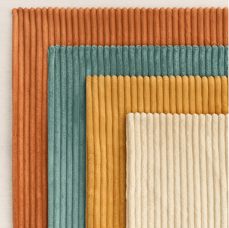 4 Piece Ardian Corduroy Velvet Cushion Cover Set — view 4