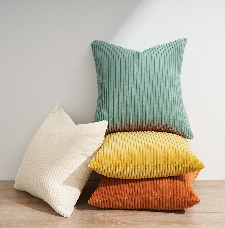 4 Piece Ardian Corduroy Velvet Cushion Cover Set — view 5